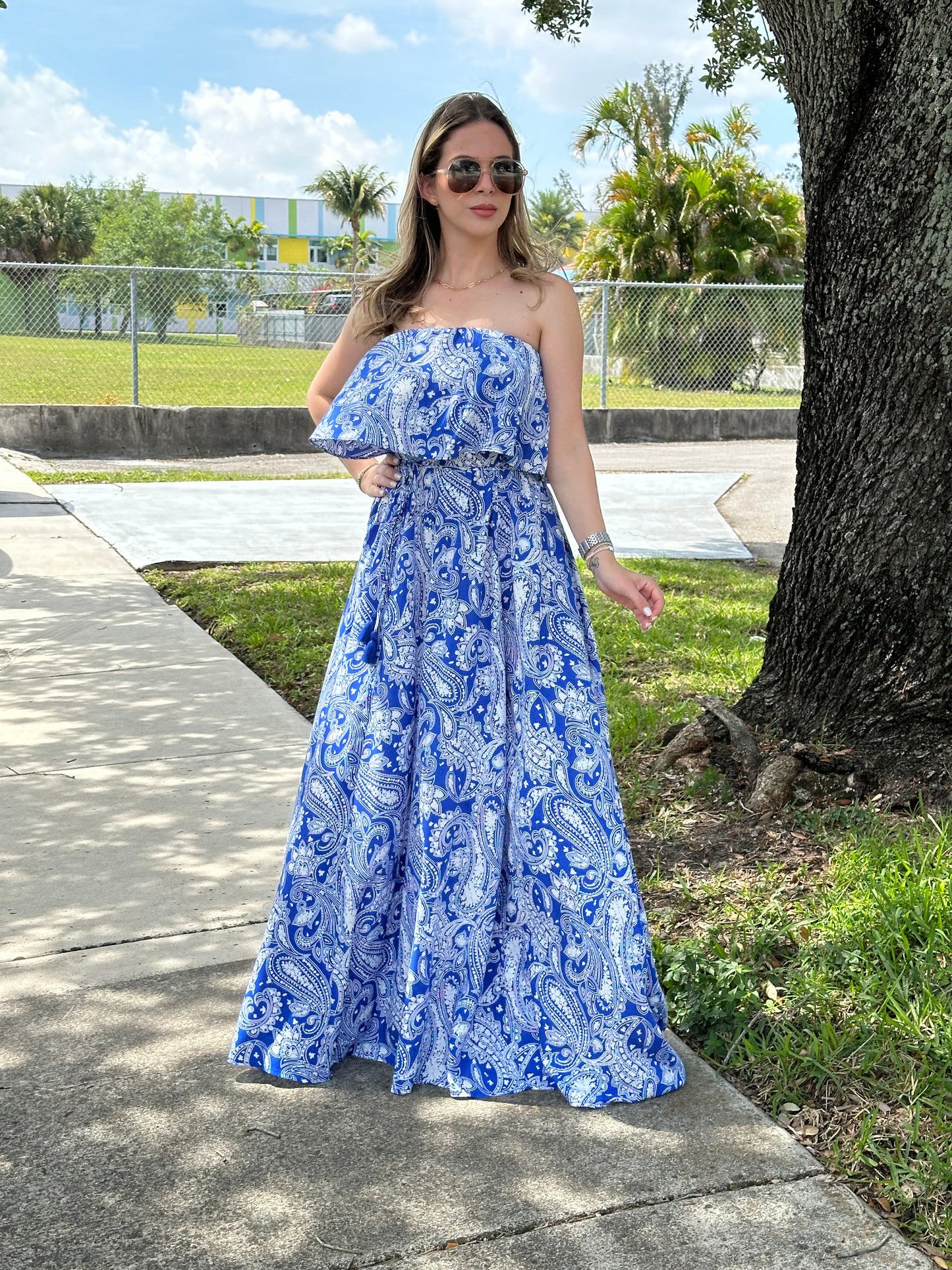 Viviana in blue