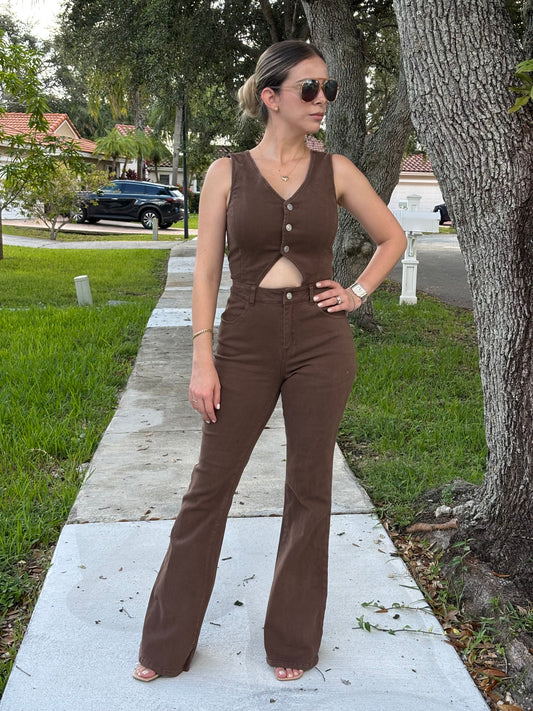 Chocolate Jumpsuit