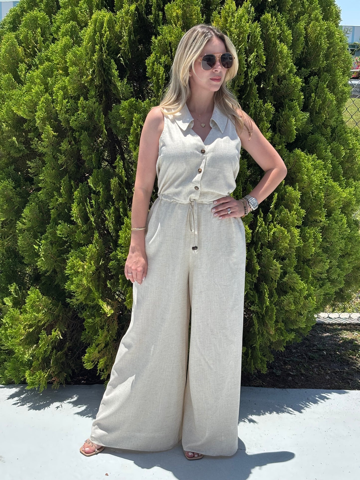 Leira Linen Jumpsuit