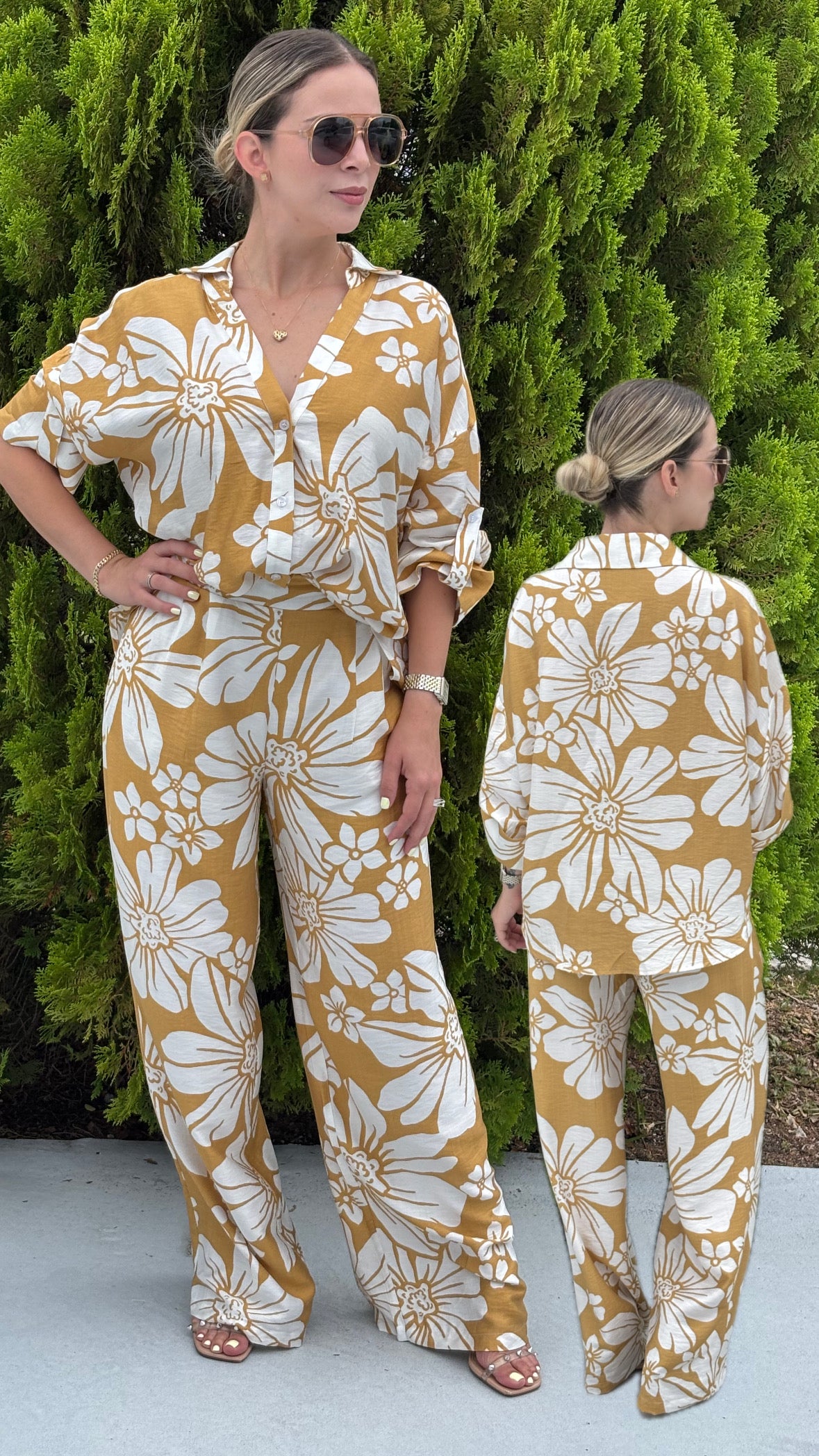 🌼 Set “Golden Tropic” (2 piezas)