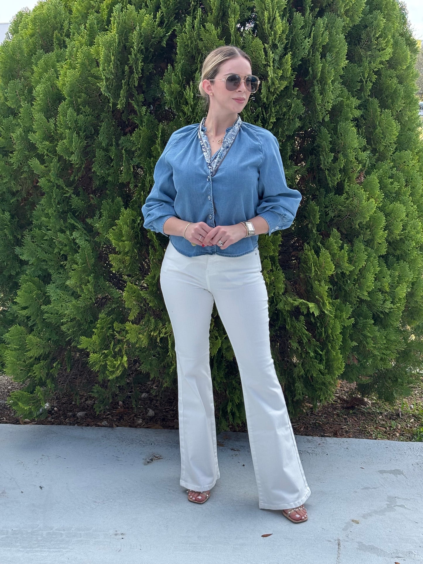 Melanie denim shirt