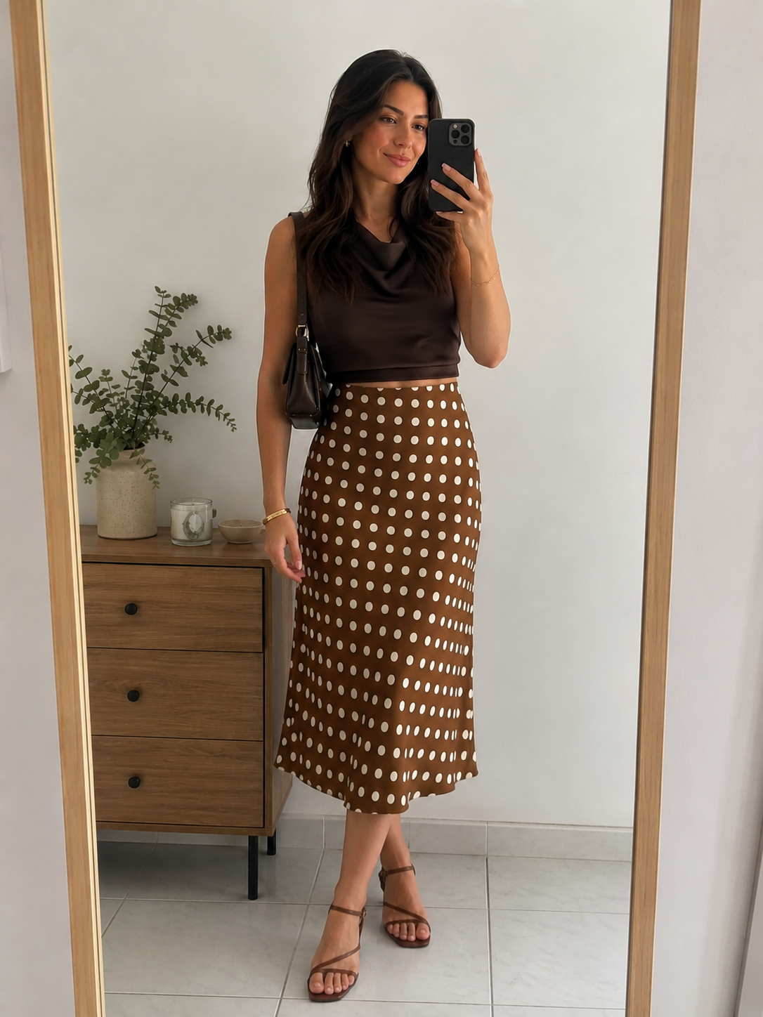 Polka dots skirt