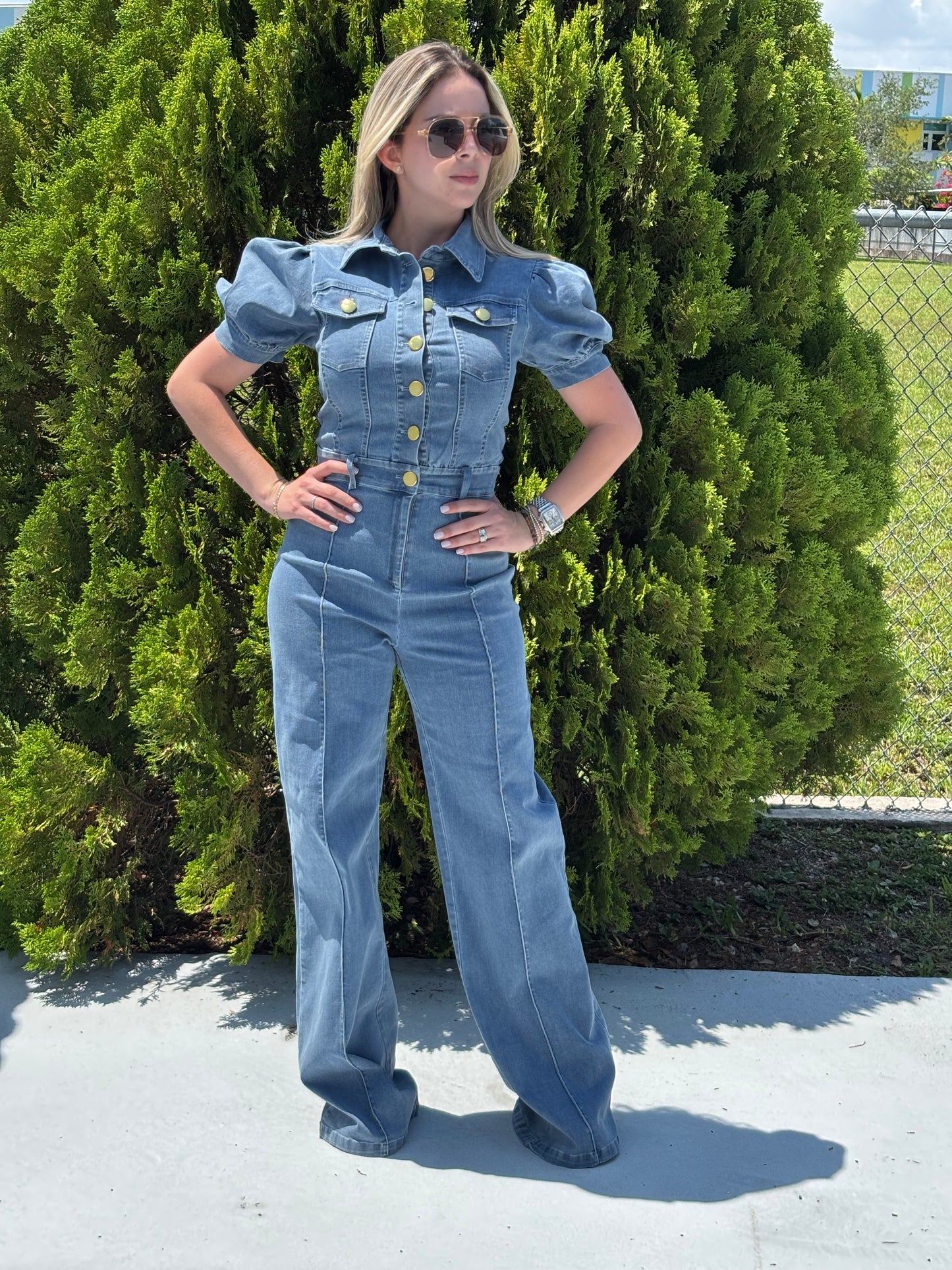 Valentine denim Jumpsuit
