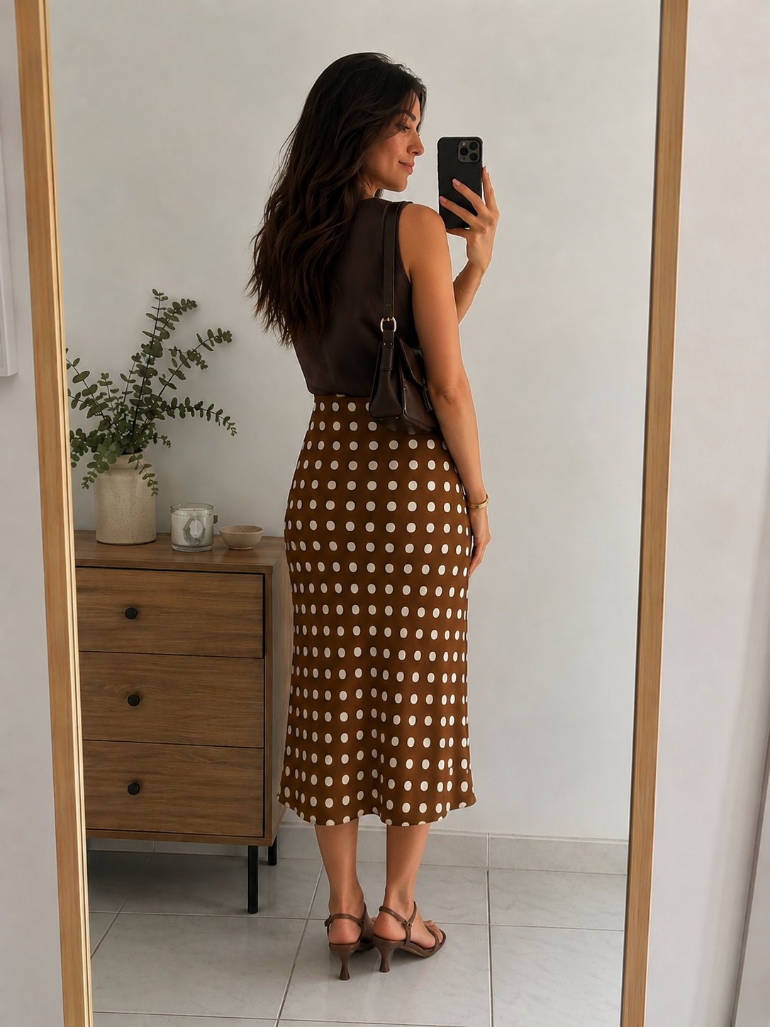 Polka dots skirt