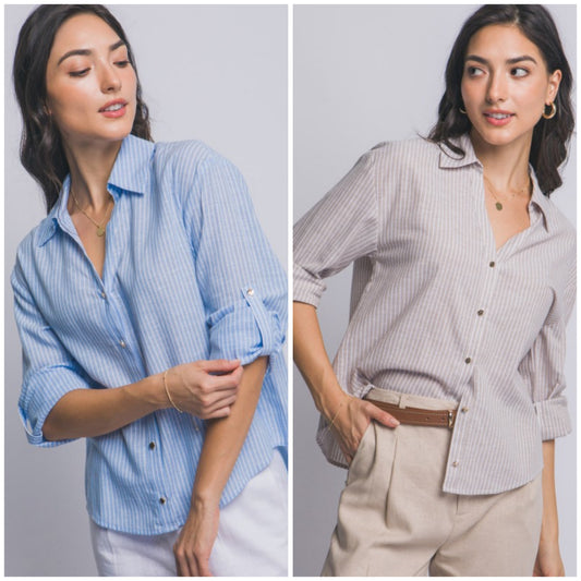 Linens blend shirt