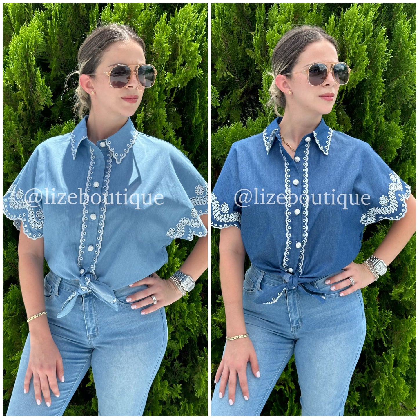 Denim shirt