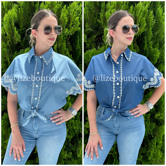 Denim shirt