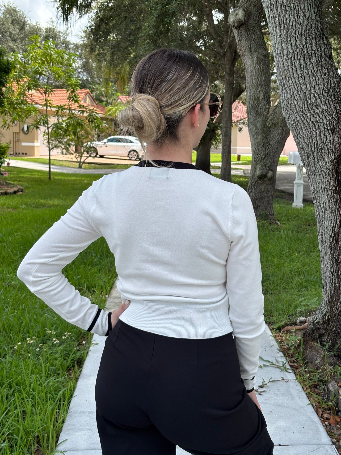 Lauren bow sweater