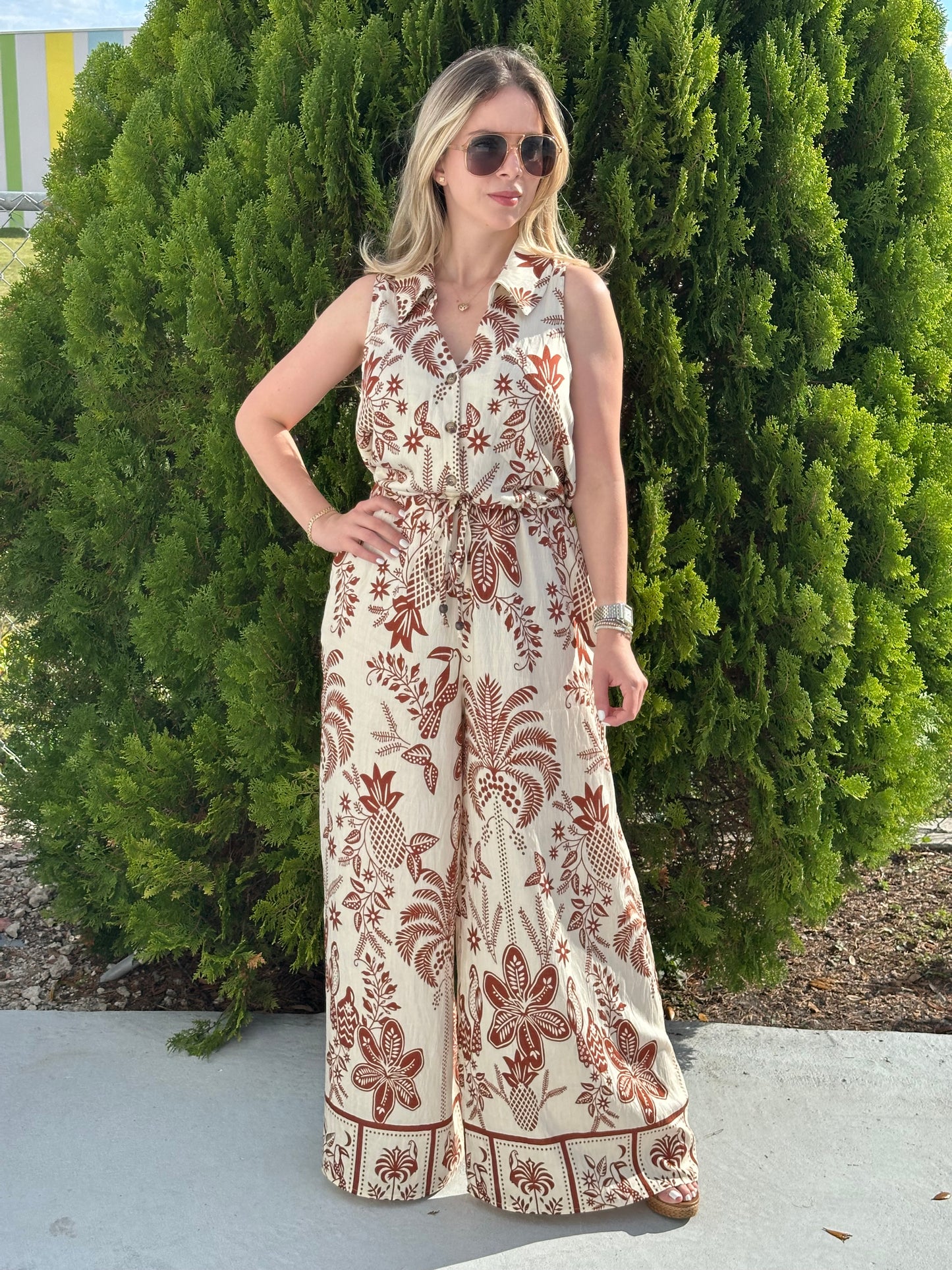 Leira linen jumpsuit