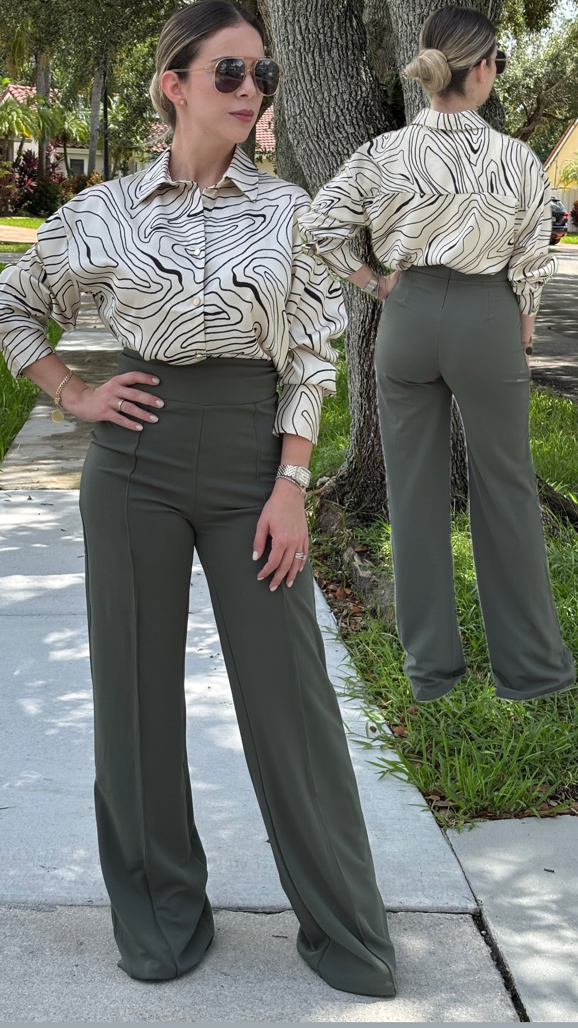 Valentine Olive pants