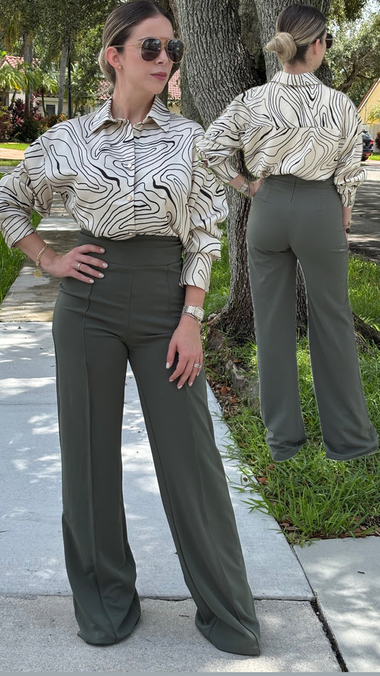 Valentine Olive pants