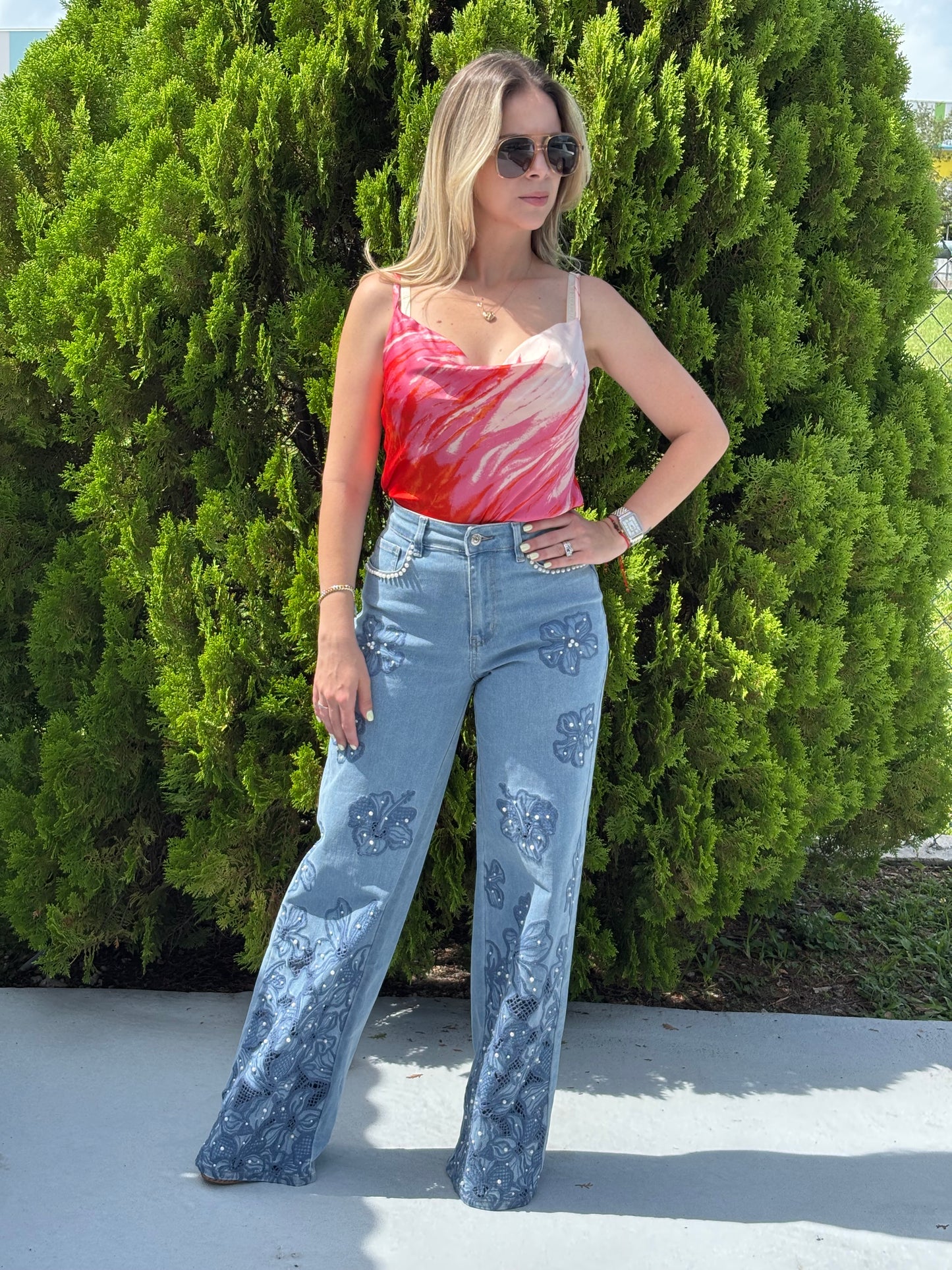 Pearl Bloom jeans ✅