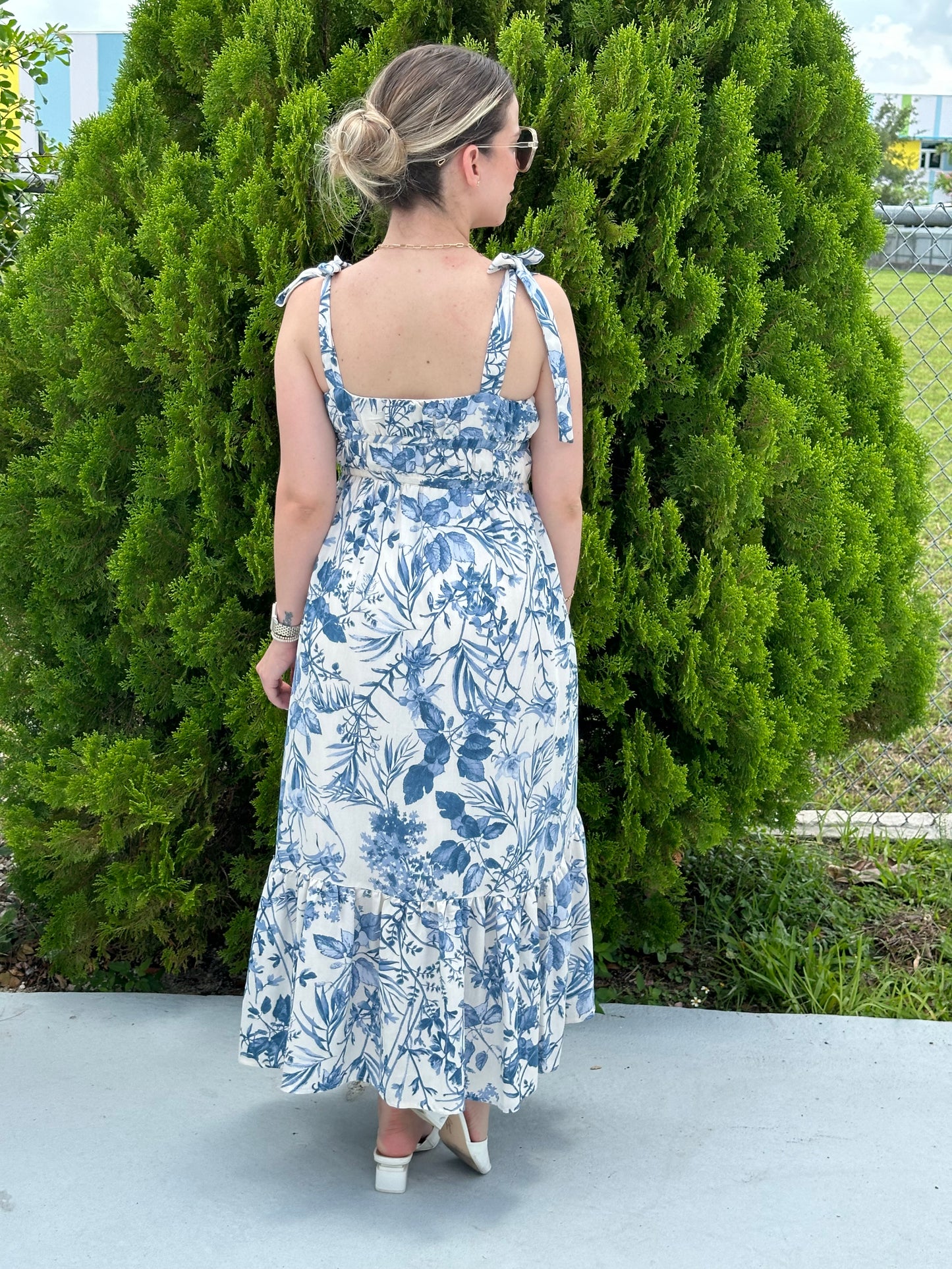 Blue dress