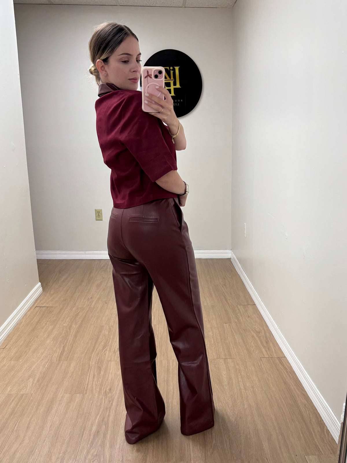 Conjunto OVI Burgundy