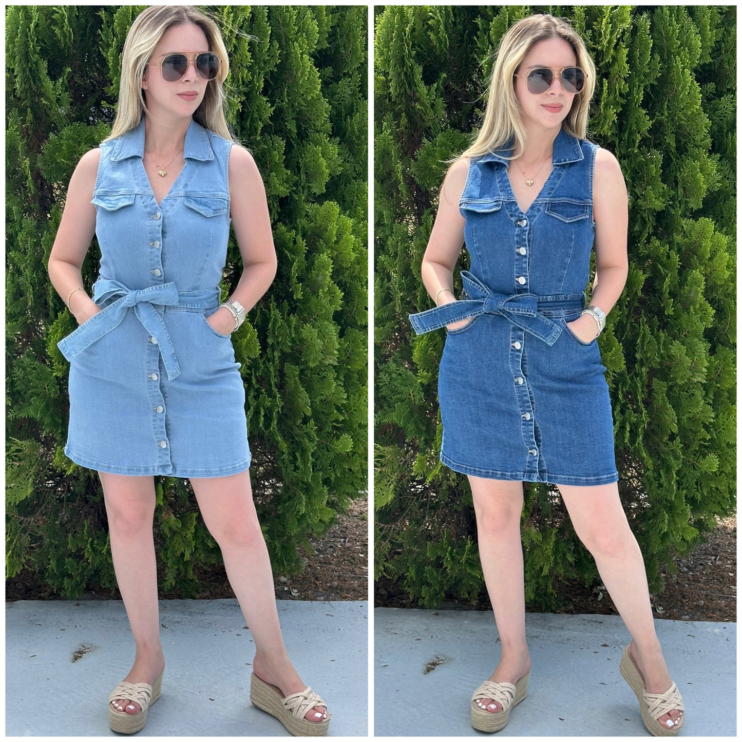 Denim dress