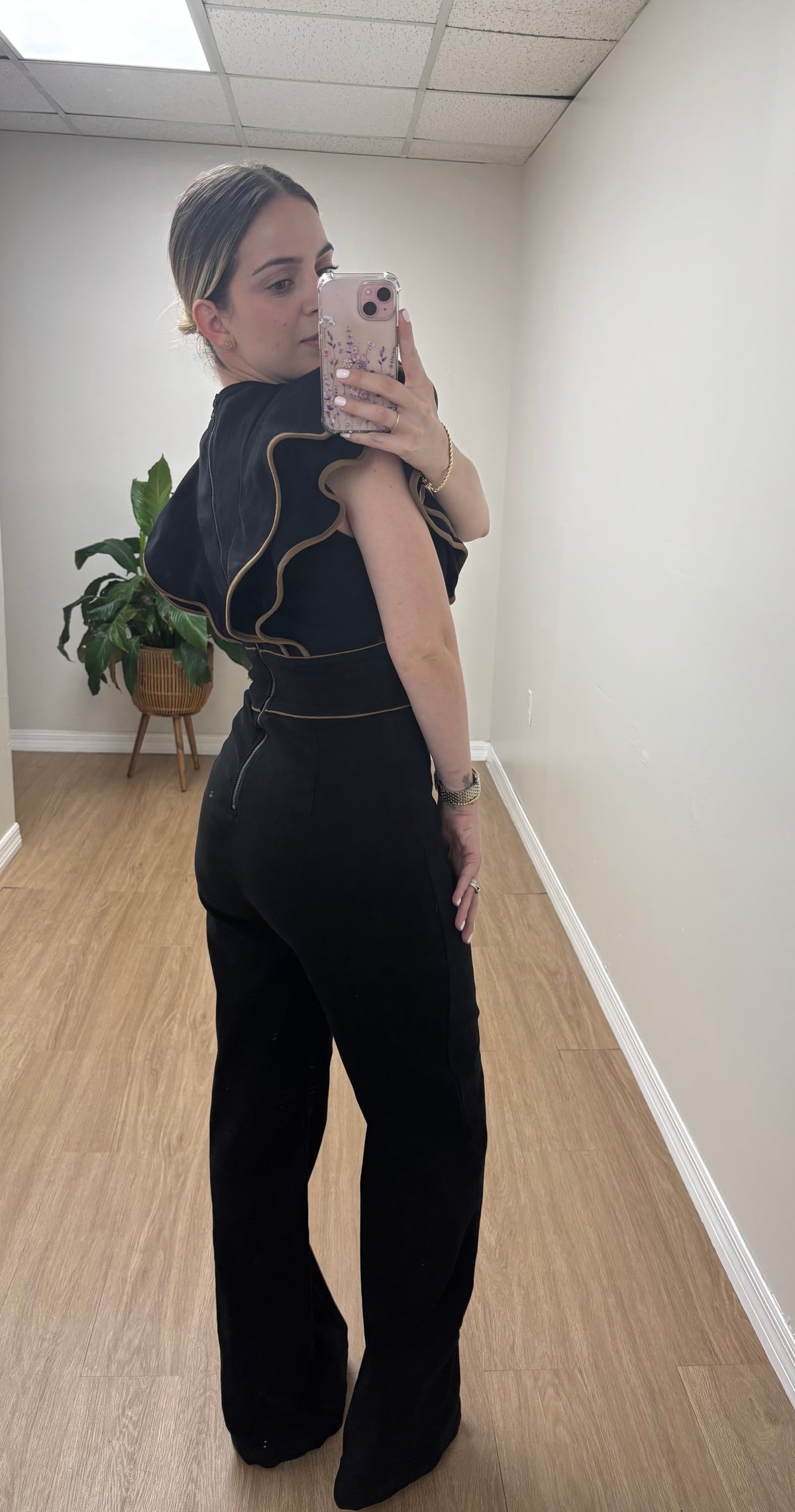 Black denim Jumpsuit