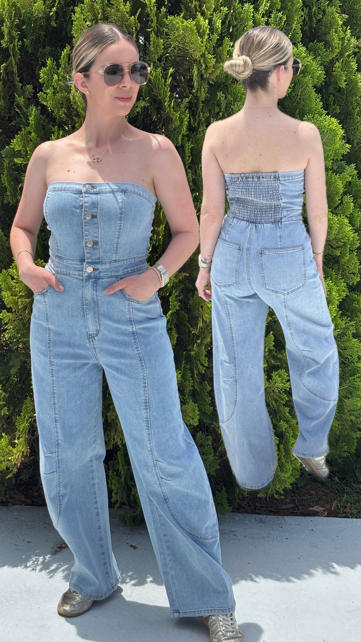 Denim jumpsuit