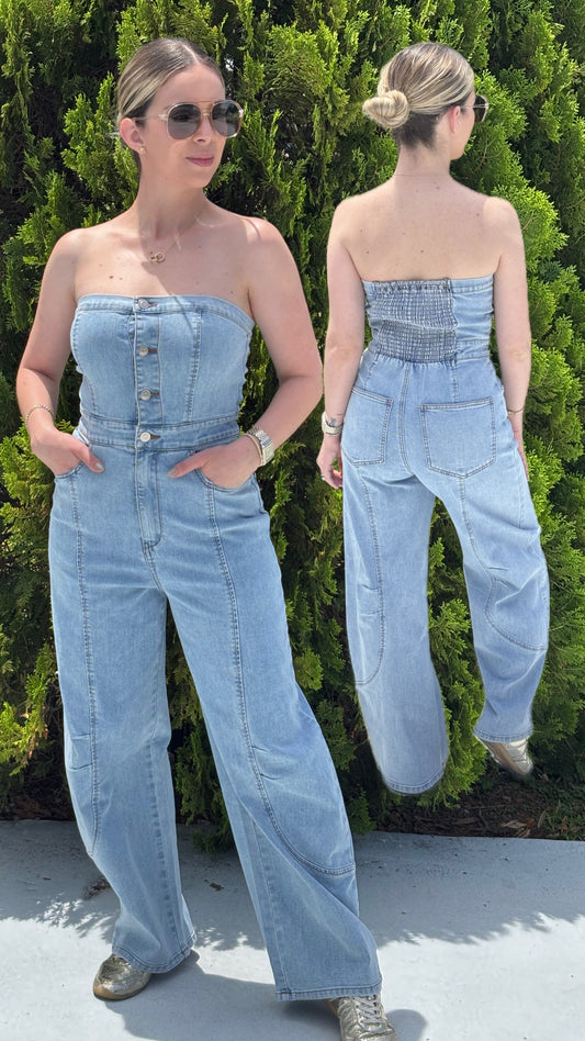 Denim jumpsuit