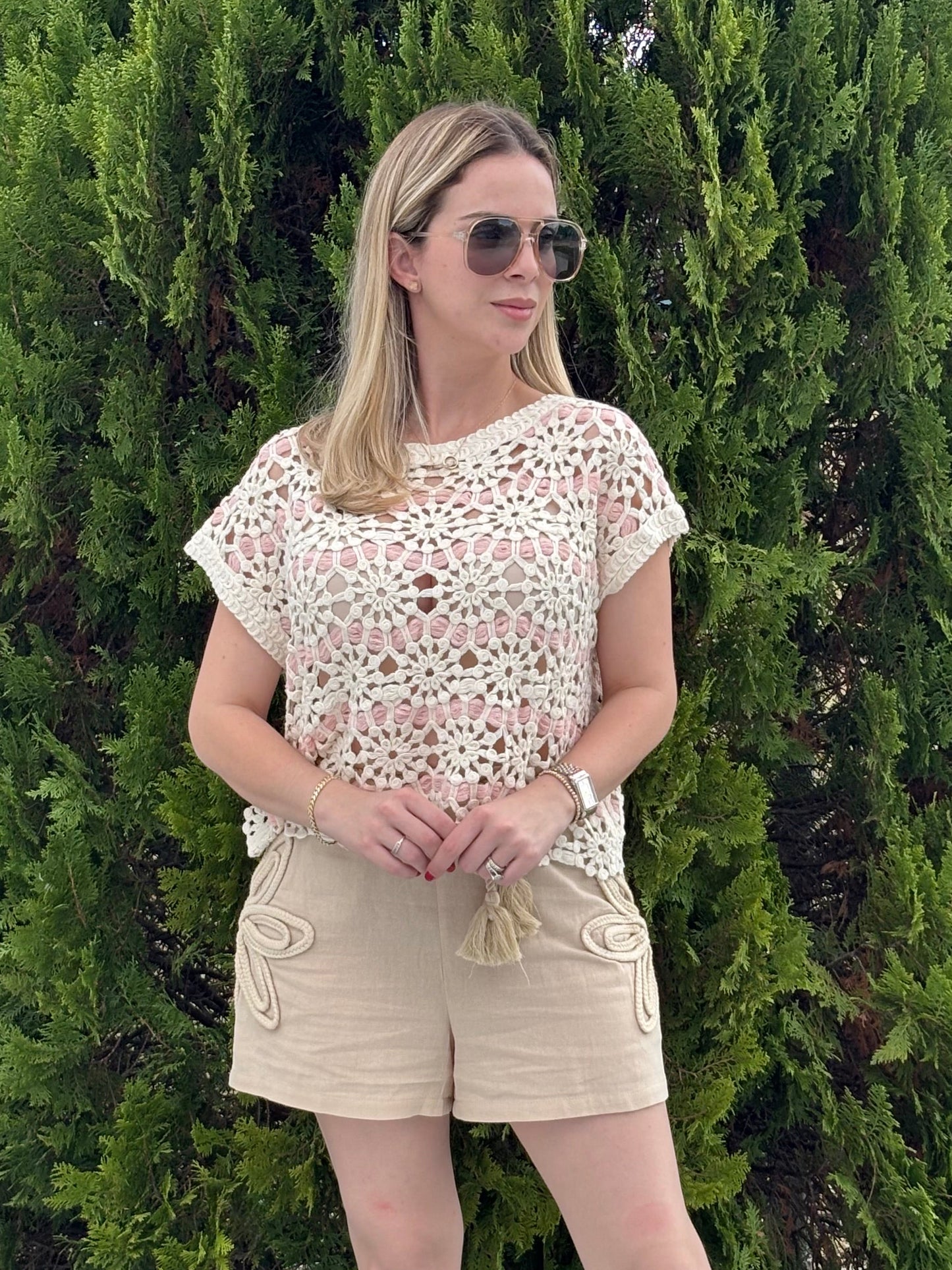 Lenny crochet top