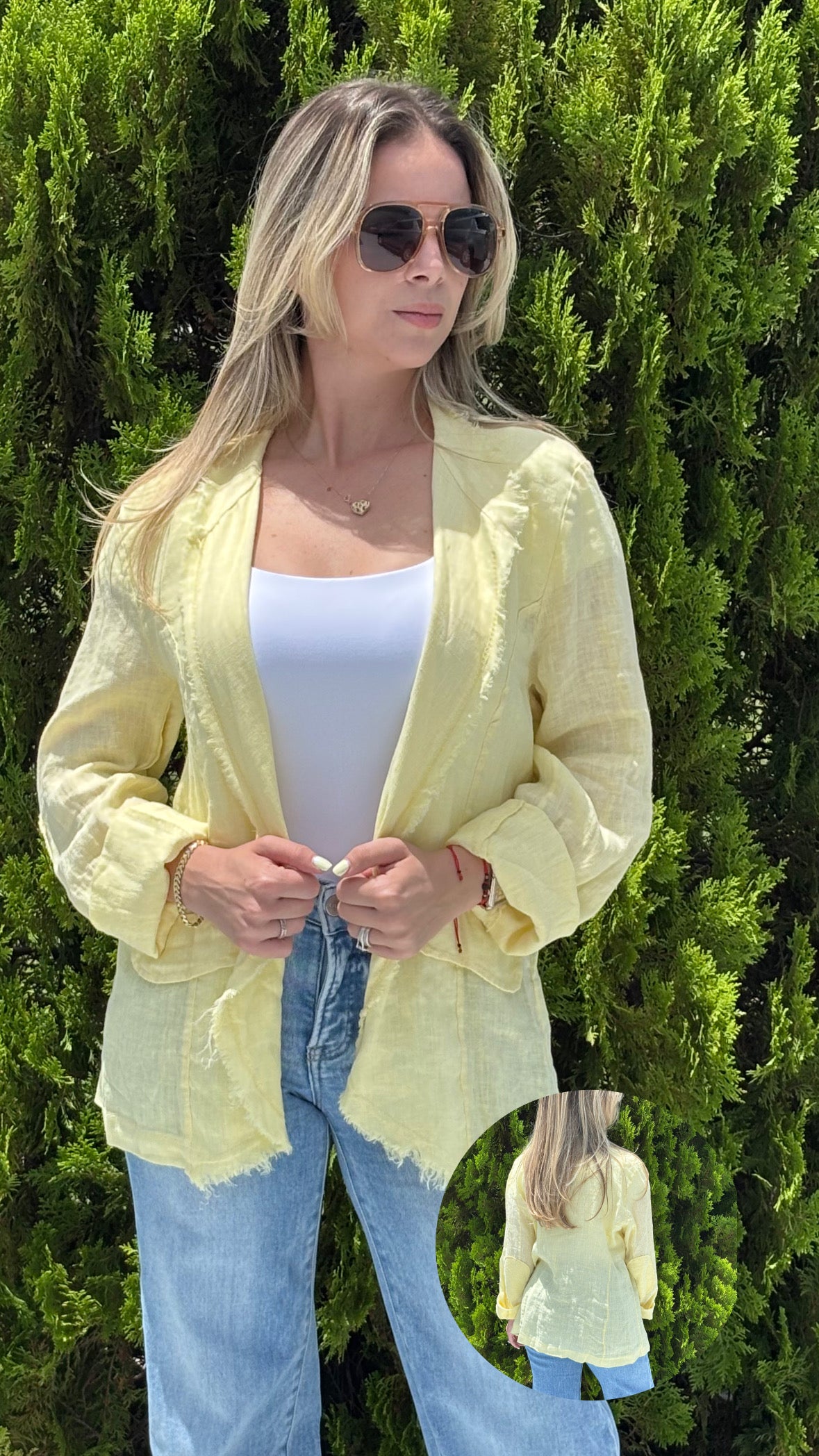 Chaquetas de lino