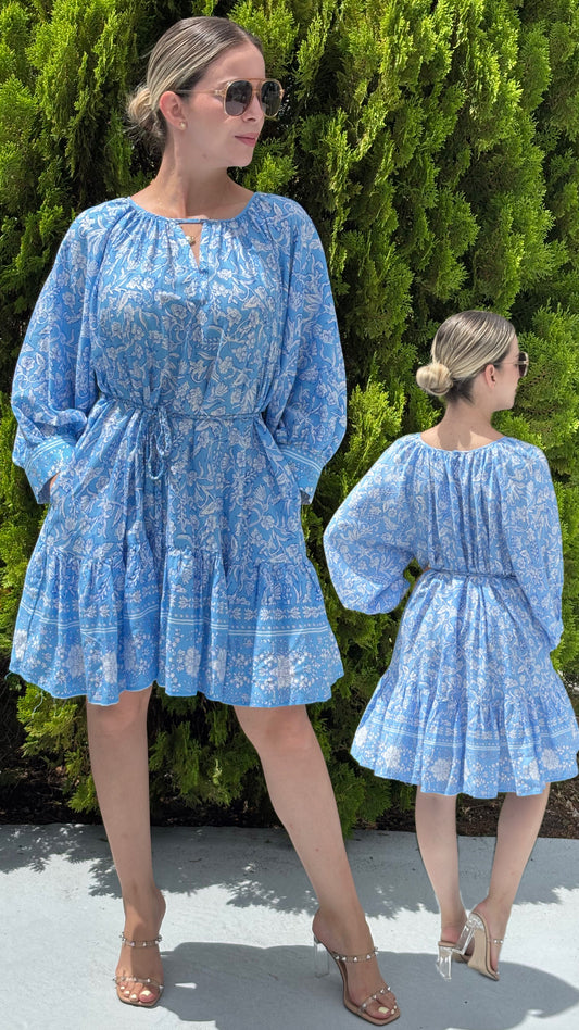 Blue Bloom dress