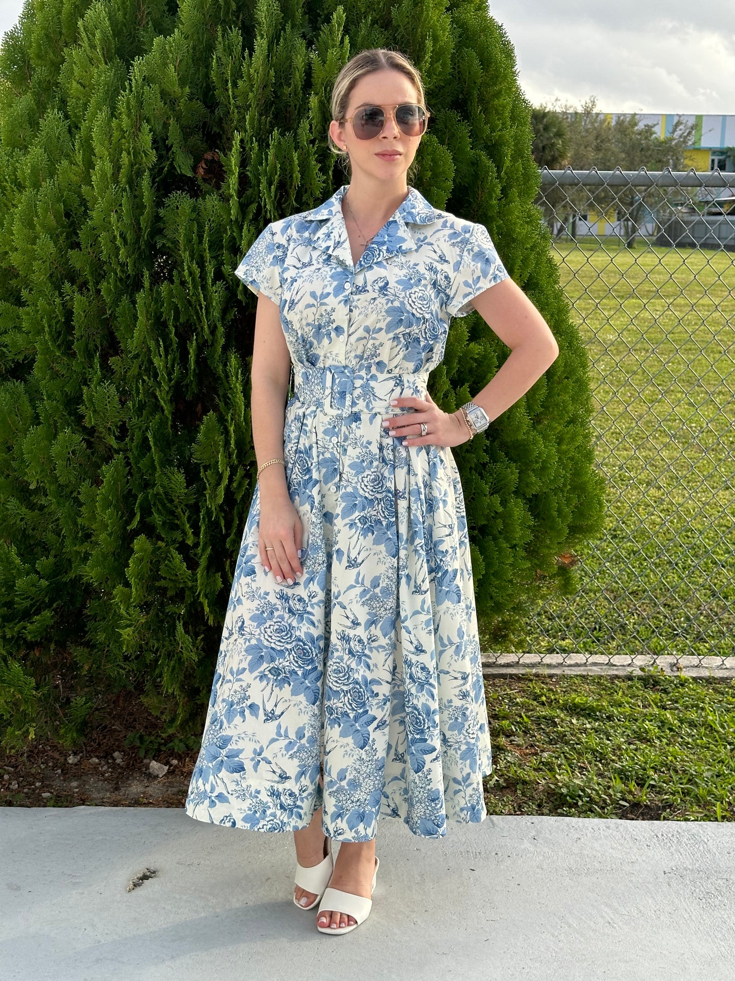 Elena middi dress