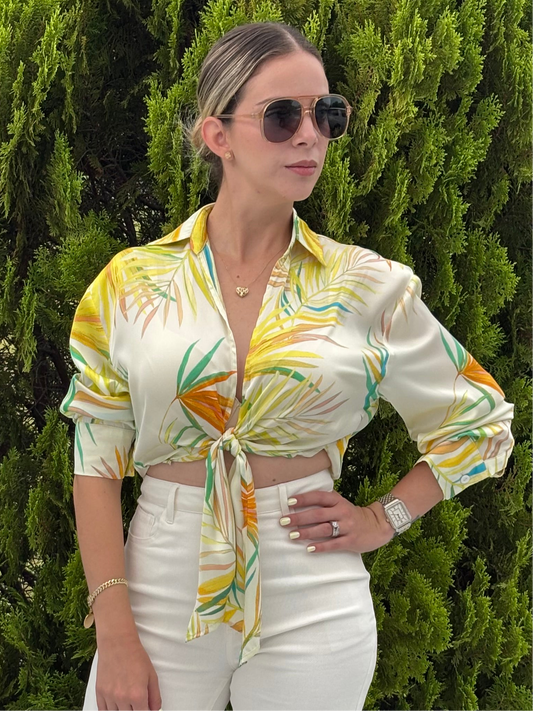 🌴 Blusa Tropical Touch