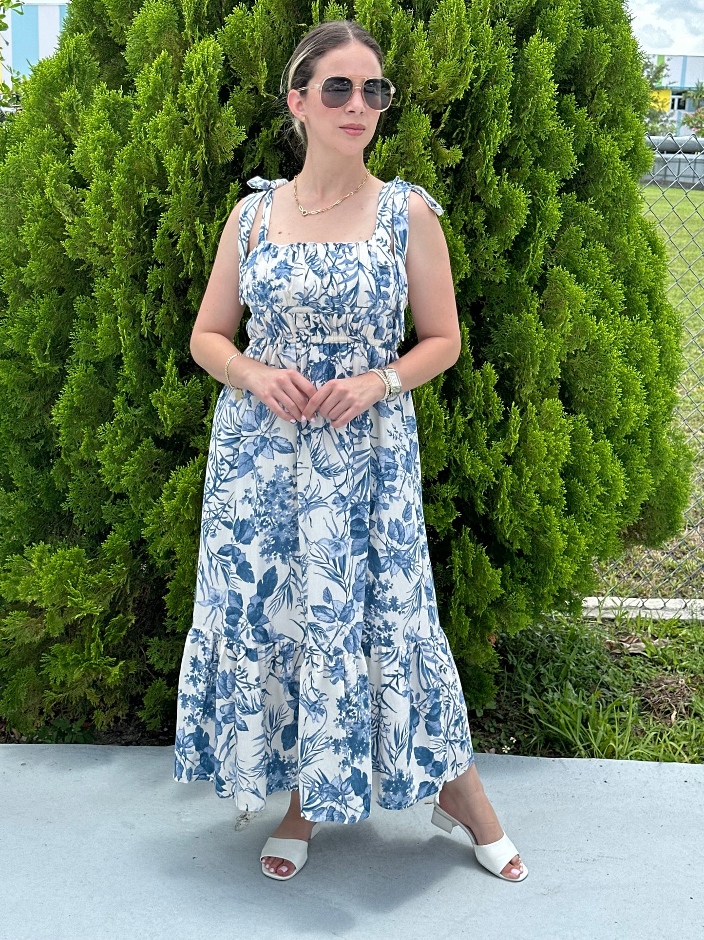 Blue dress
