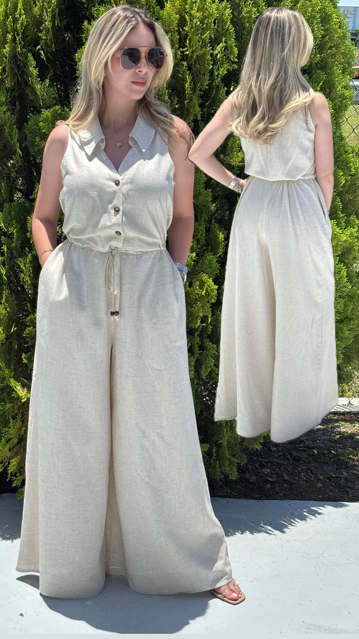 Leira Linen Jumpsuit