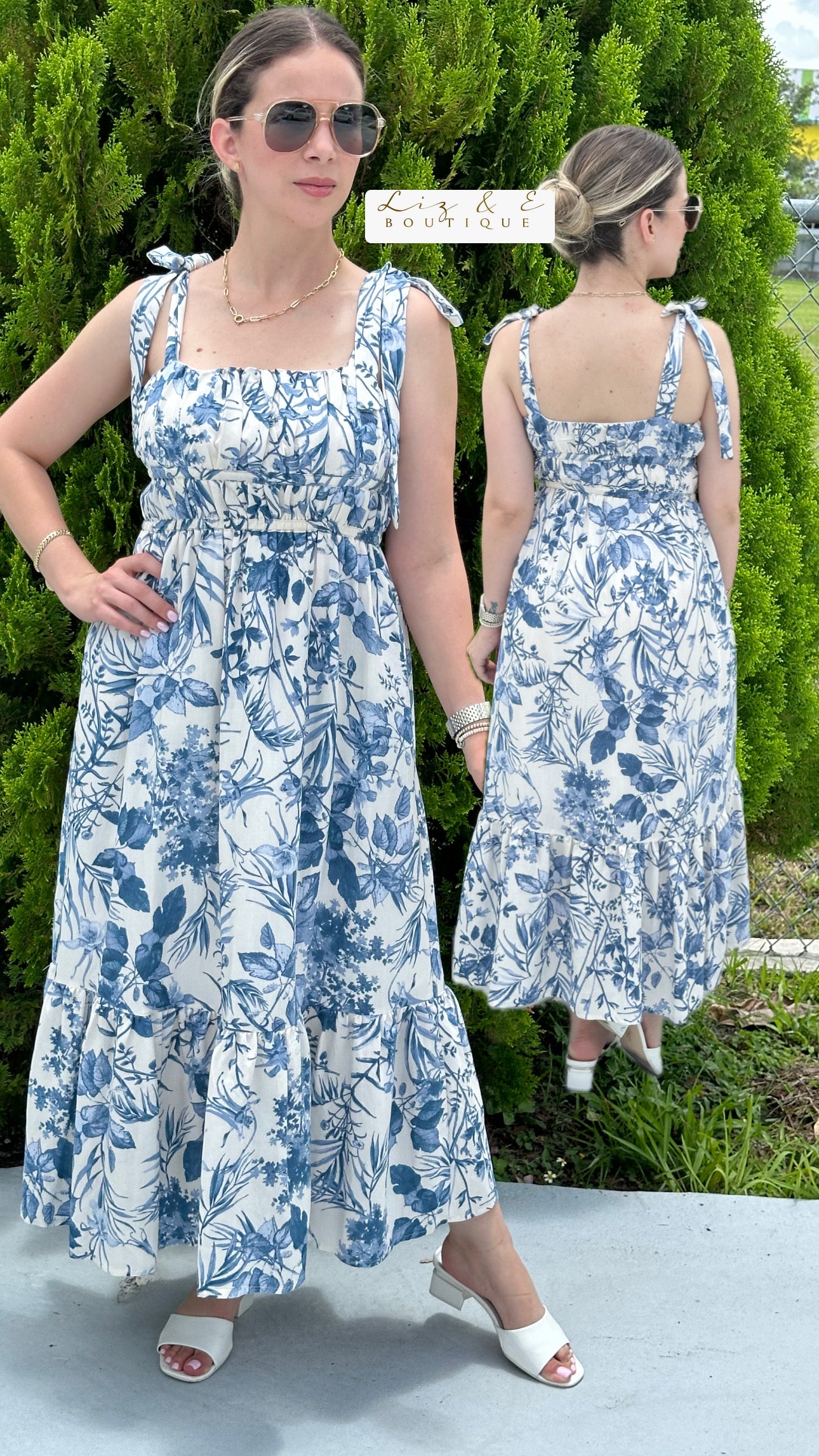 Blue dress