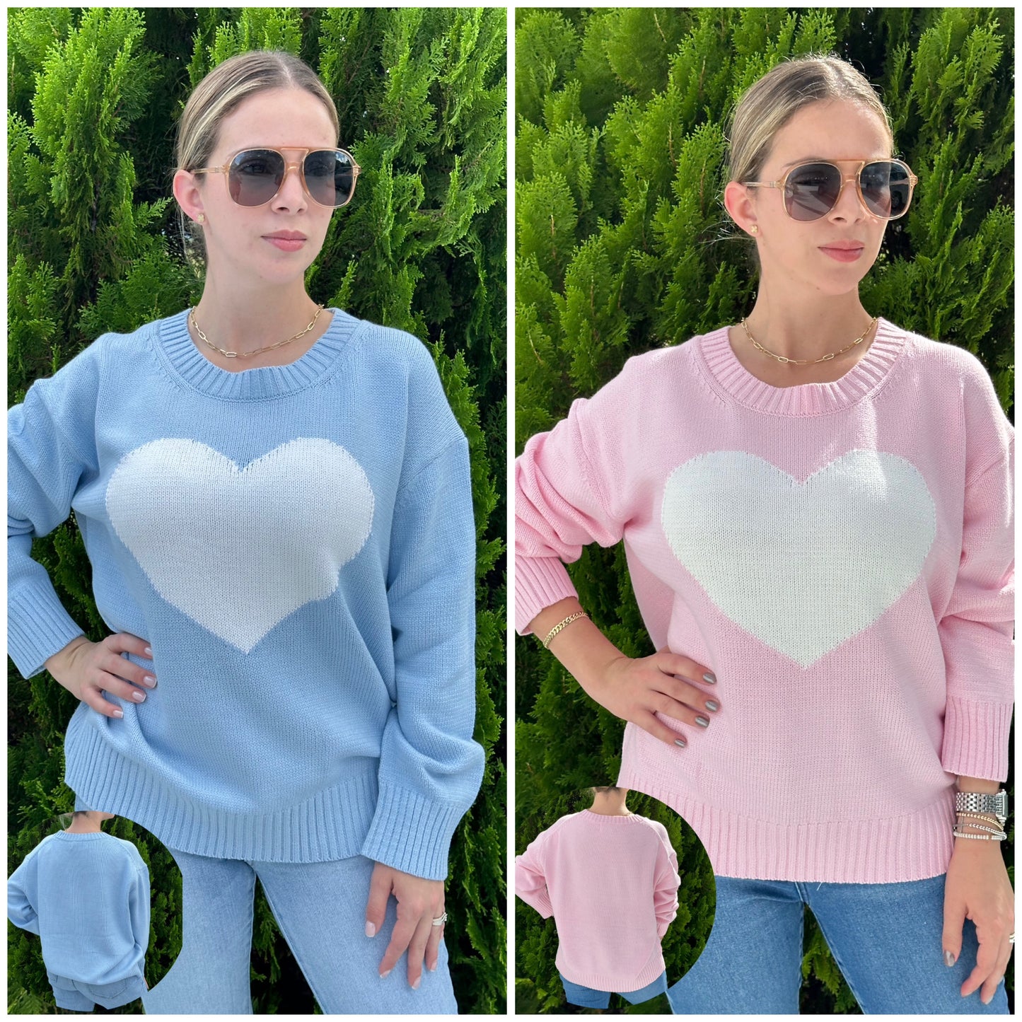 One heart sweater