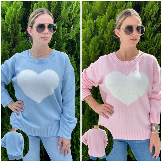 One heart sweater