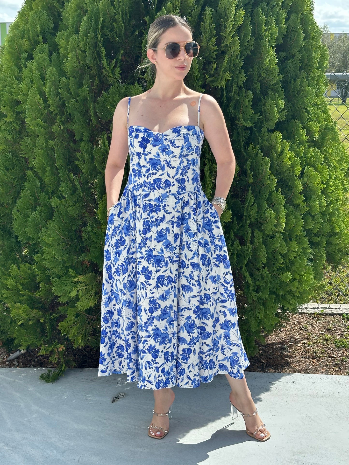 Leah middi dress