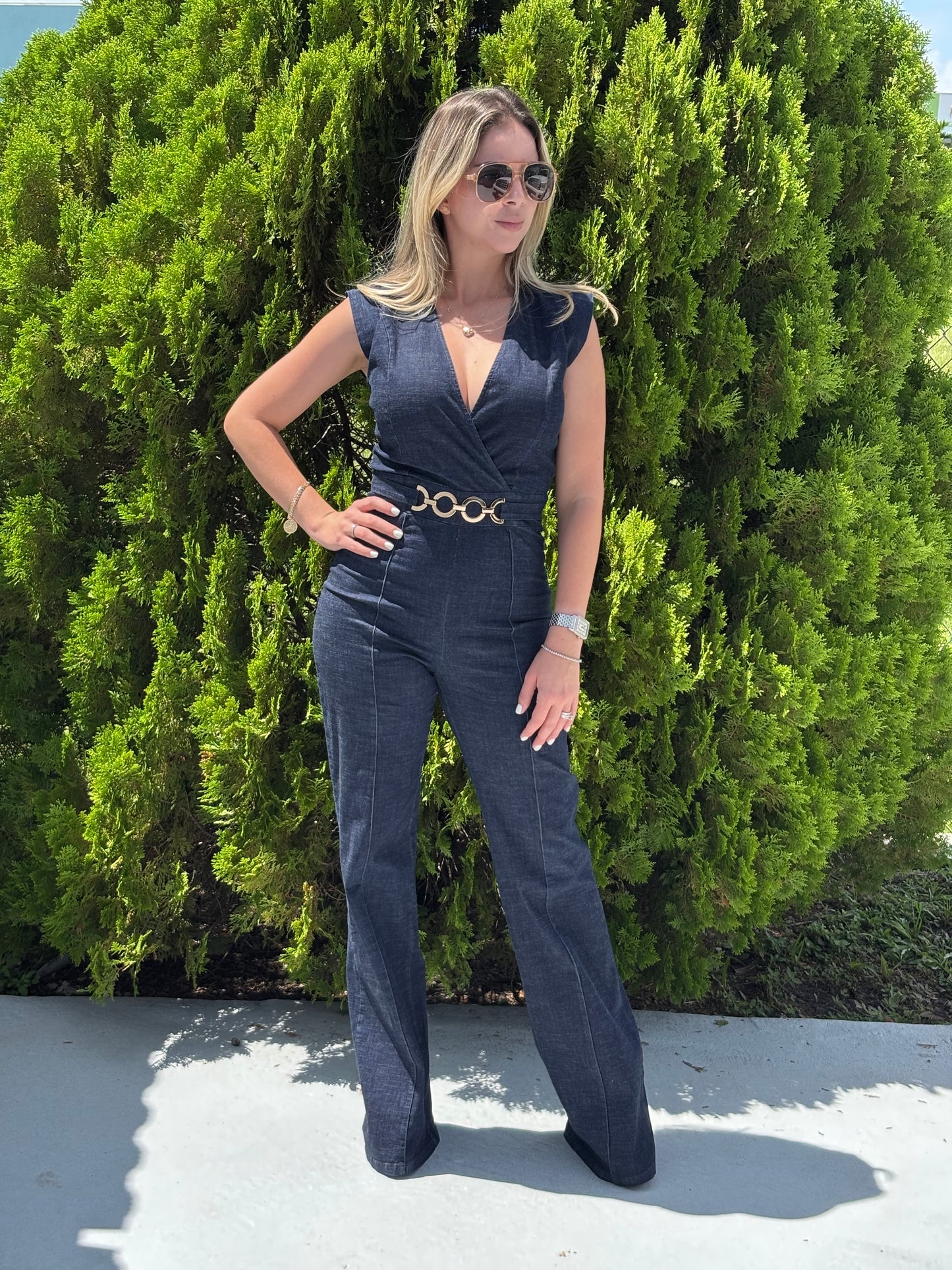 Denim Kelsie Jumpsuit