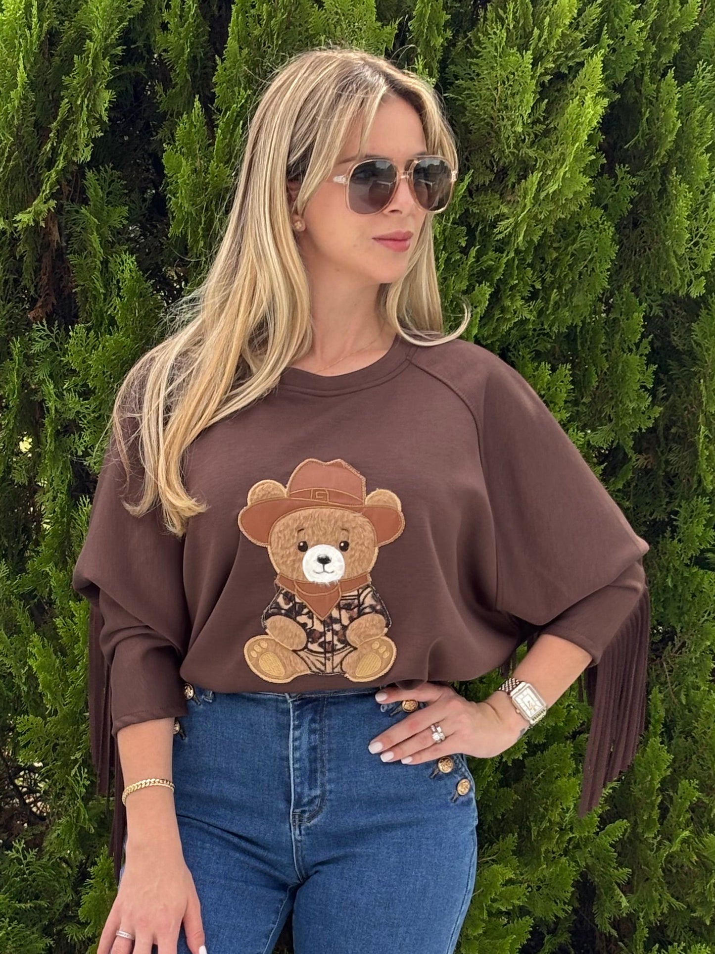 Cowboy Bear sweater