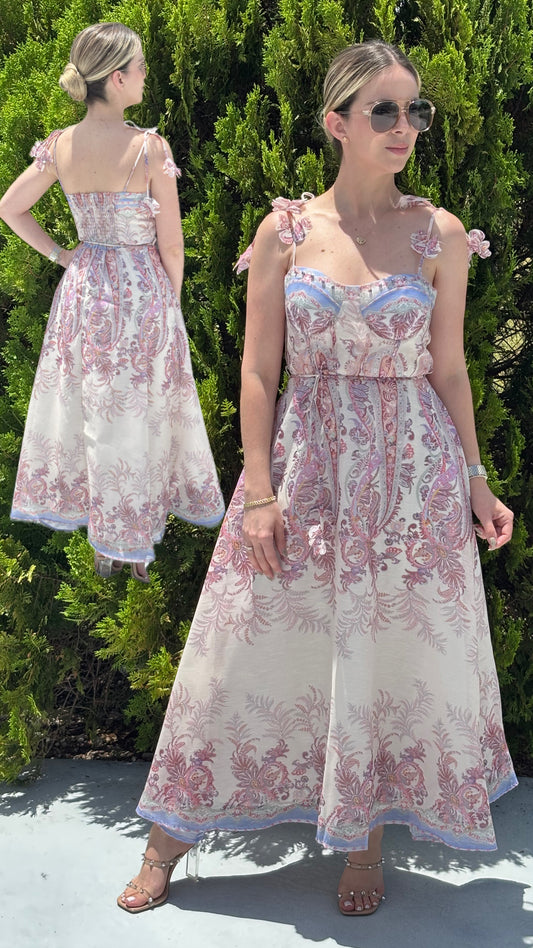Midi dress Tatiana pink