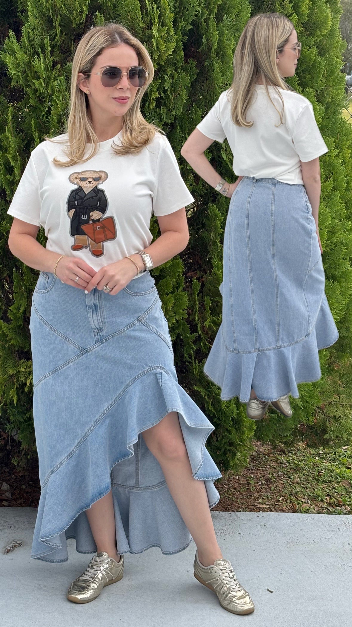 Denim skirt