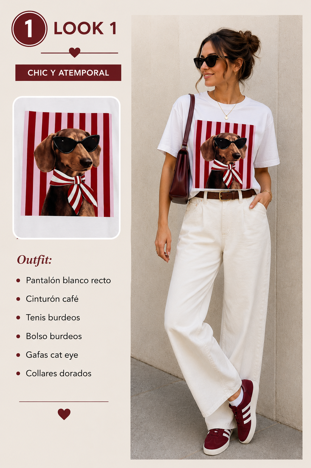 Dachshund chic tee