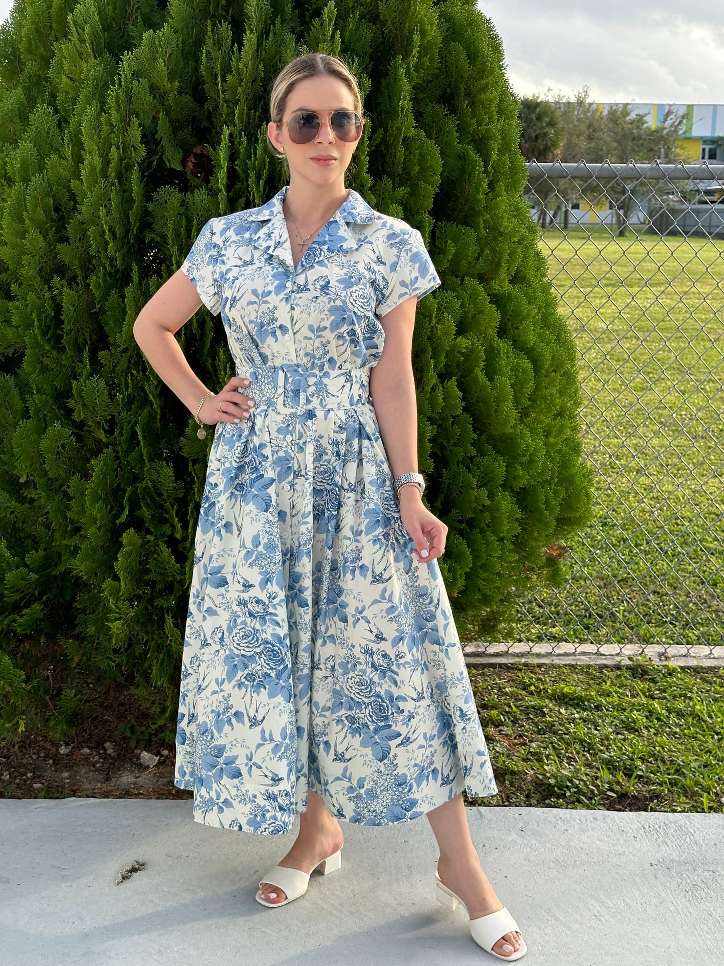 Elena middi dress