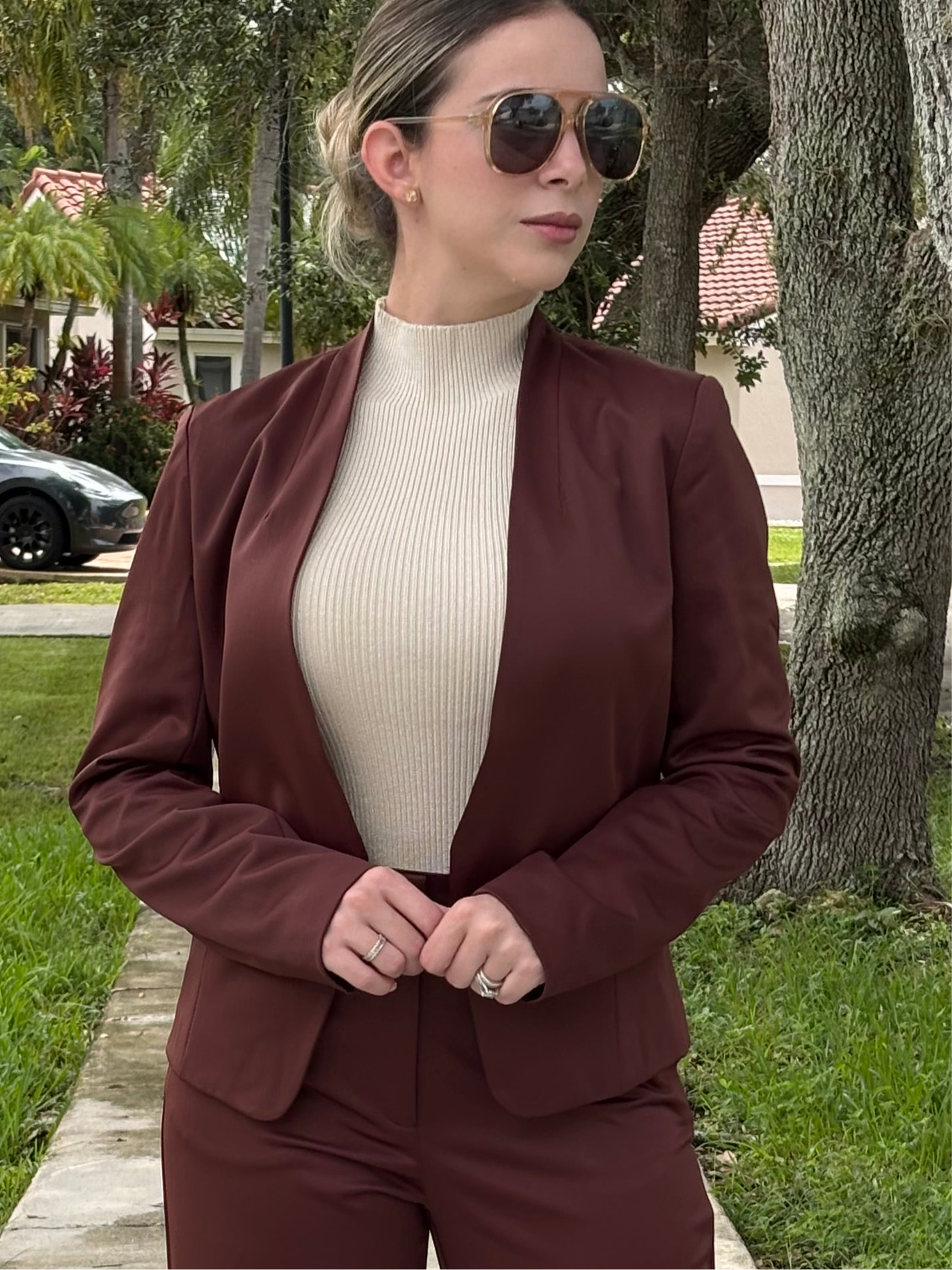 OVI Chocolate Blazer