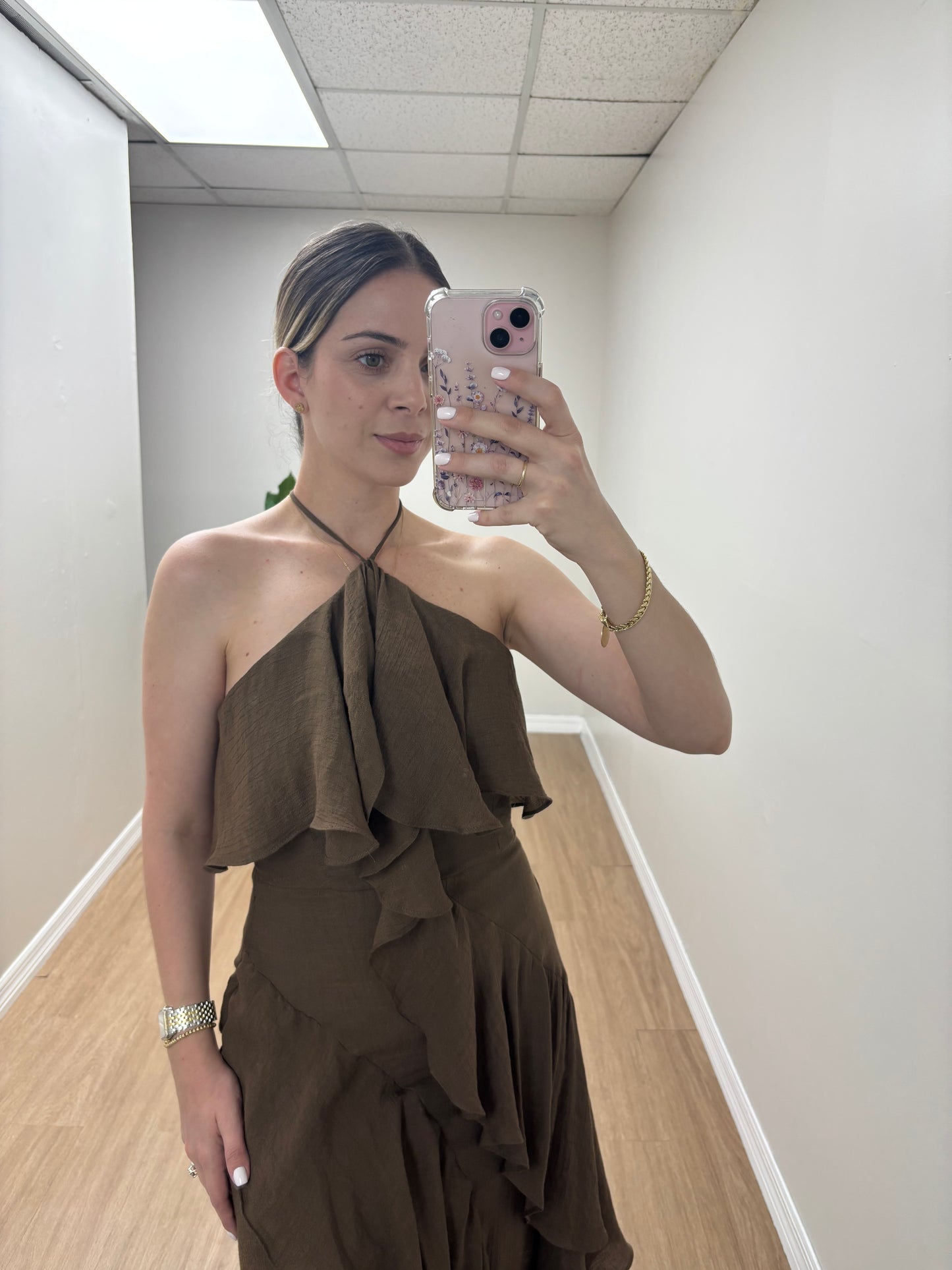 Jenine chocolate dress