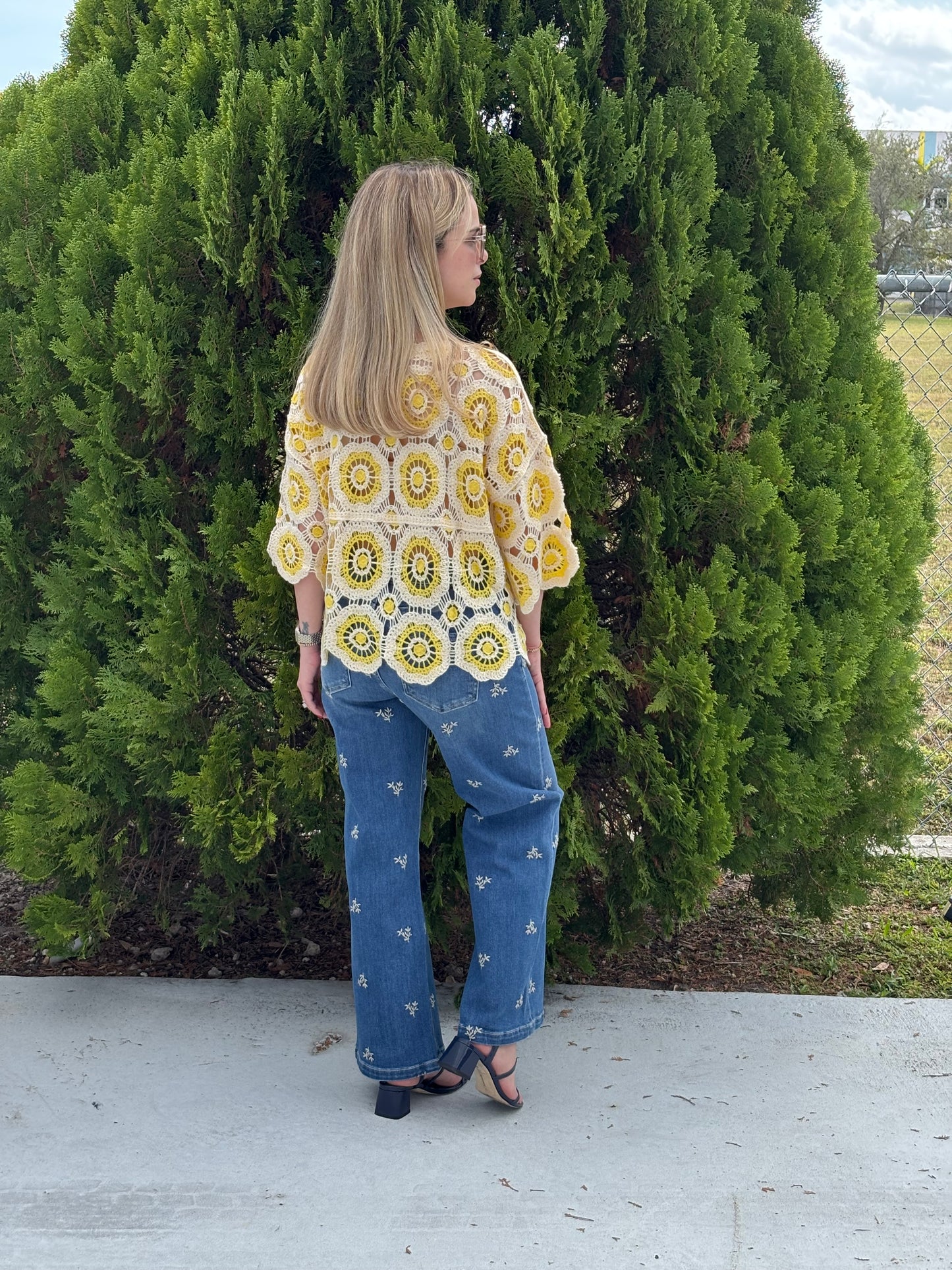 Embroidered top