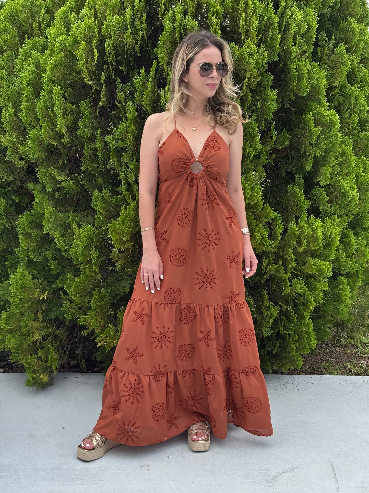 Eva sea maxi dress