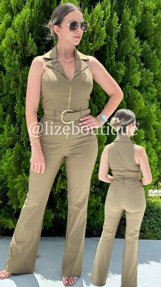 Eva Jumpsuit olive
