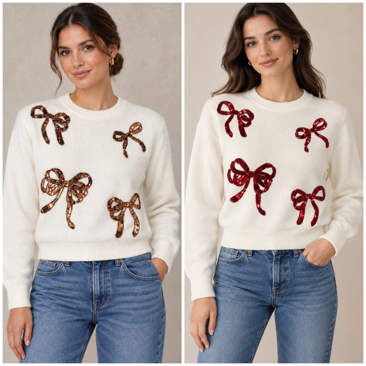 Amelie bow sweater