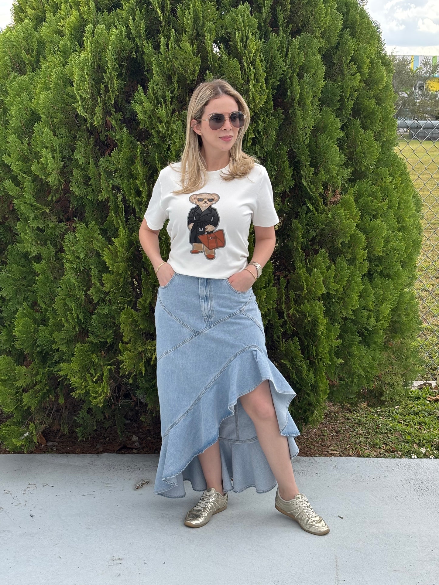 Denim skirt