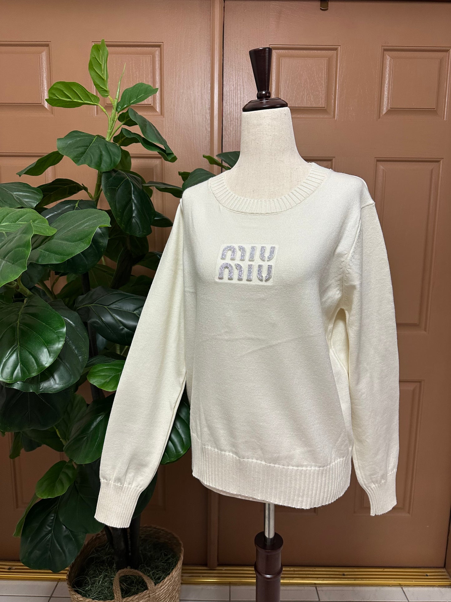 Miu Miu beige sweater