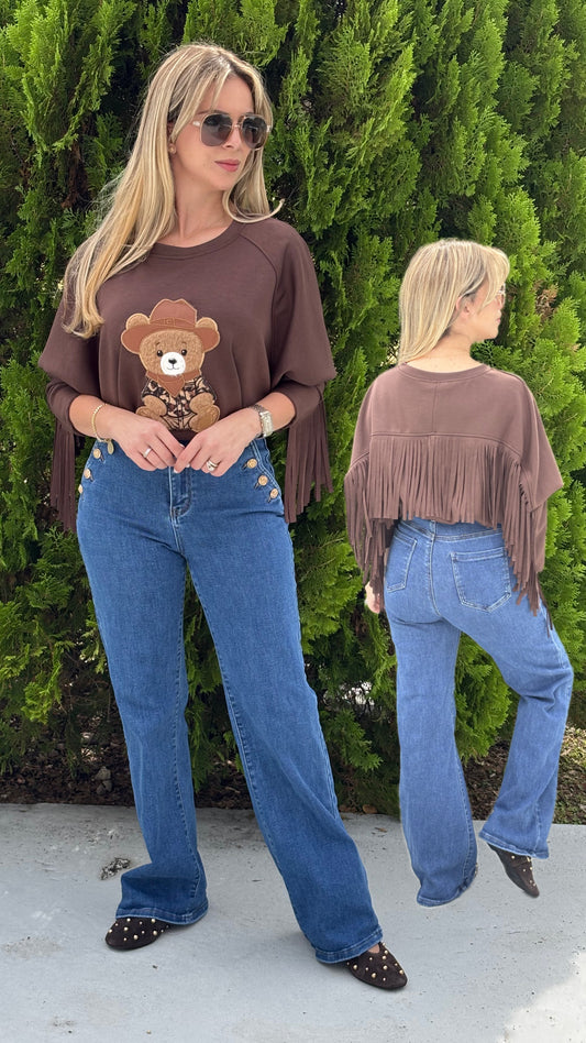 Cowboy Bear sweater