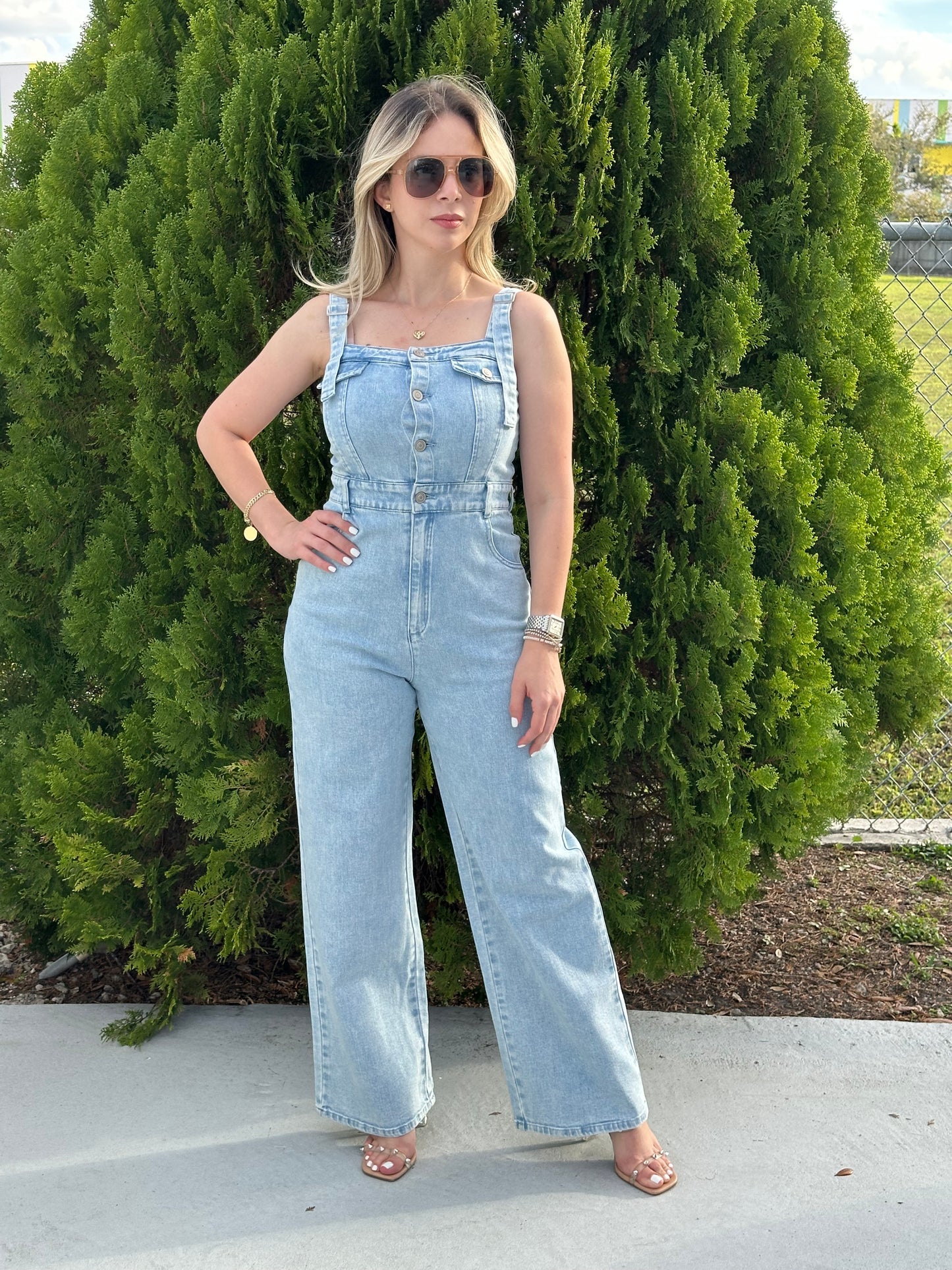 Denim jumpsuit