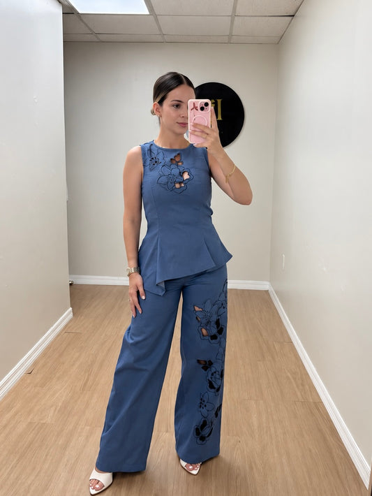 Raquel blue set